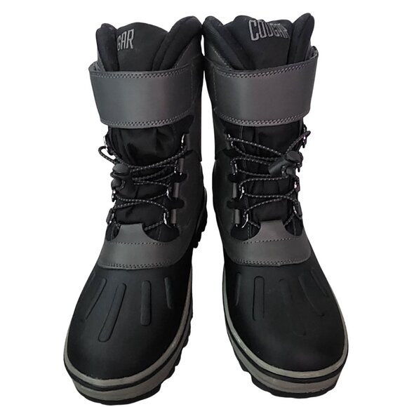 Cougar SOJU Stretch Lace Toggle Adjustable Winter Boots Youth Kids Size 8Y - Picture 3 of 10